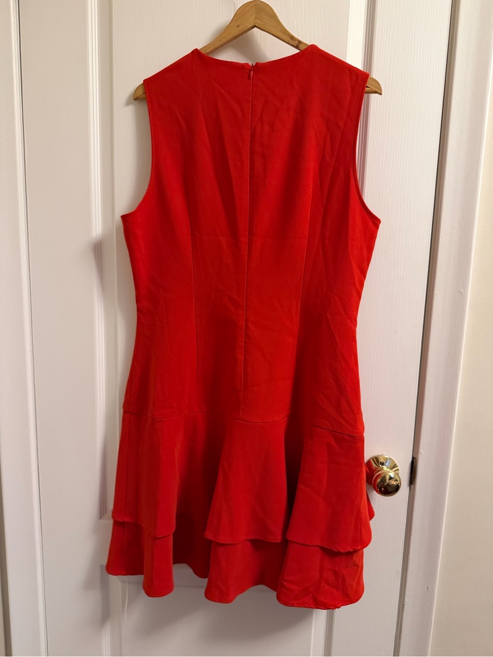 NWT Commence Red Ruffle High-Low Cocktail Dress Size XL - Picture 7 of 11